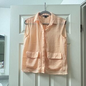 Women's Armani Exchange Light Peach Top